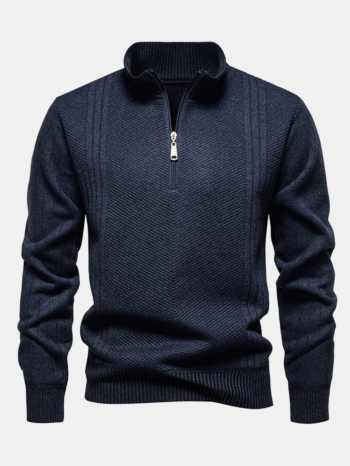 EVE | Sweater with quarter-zip neckline