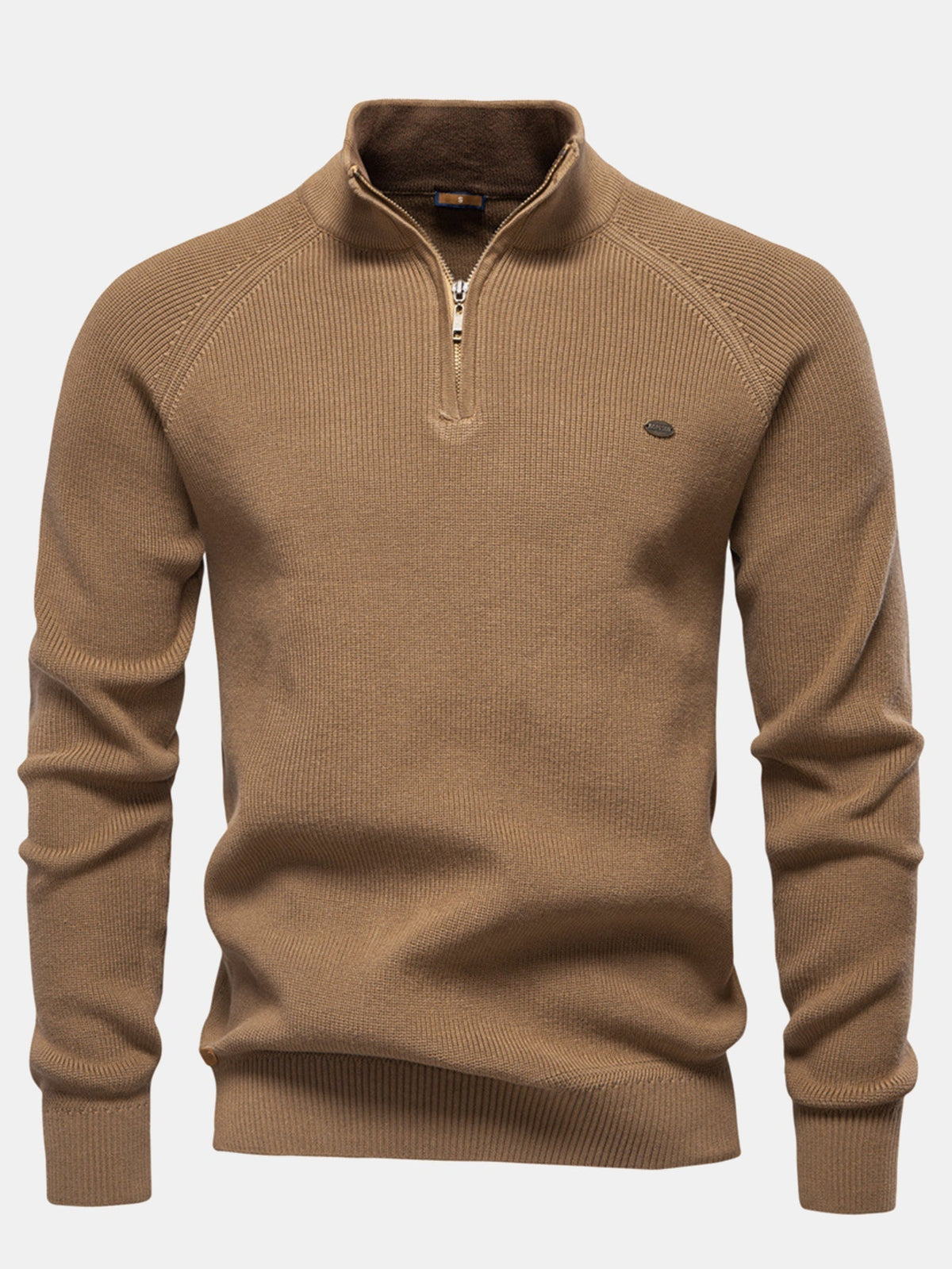 JACK | Raglan sweater with zip collar