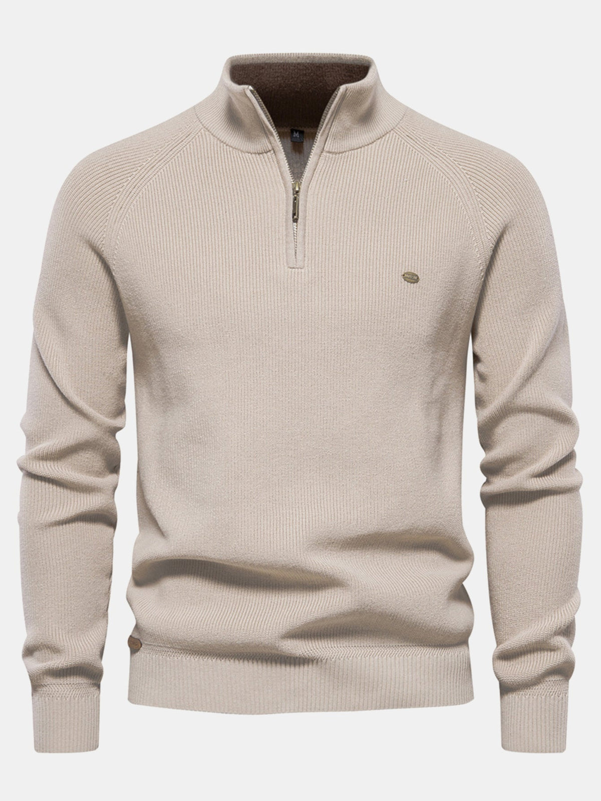 JACK | Raglan sweater with zip collar