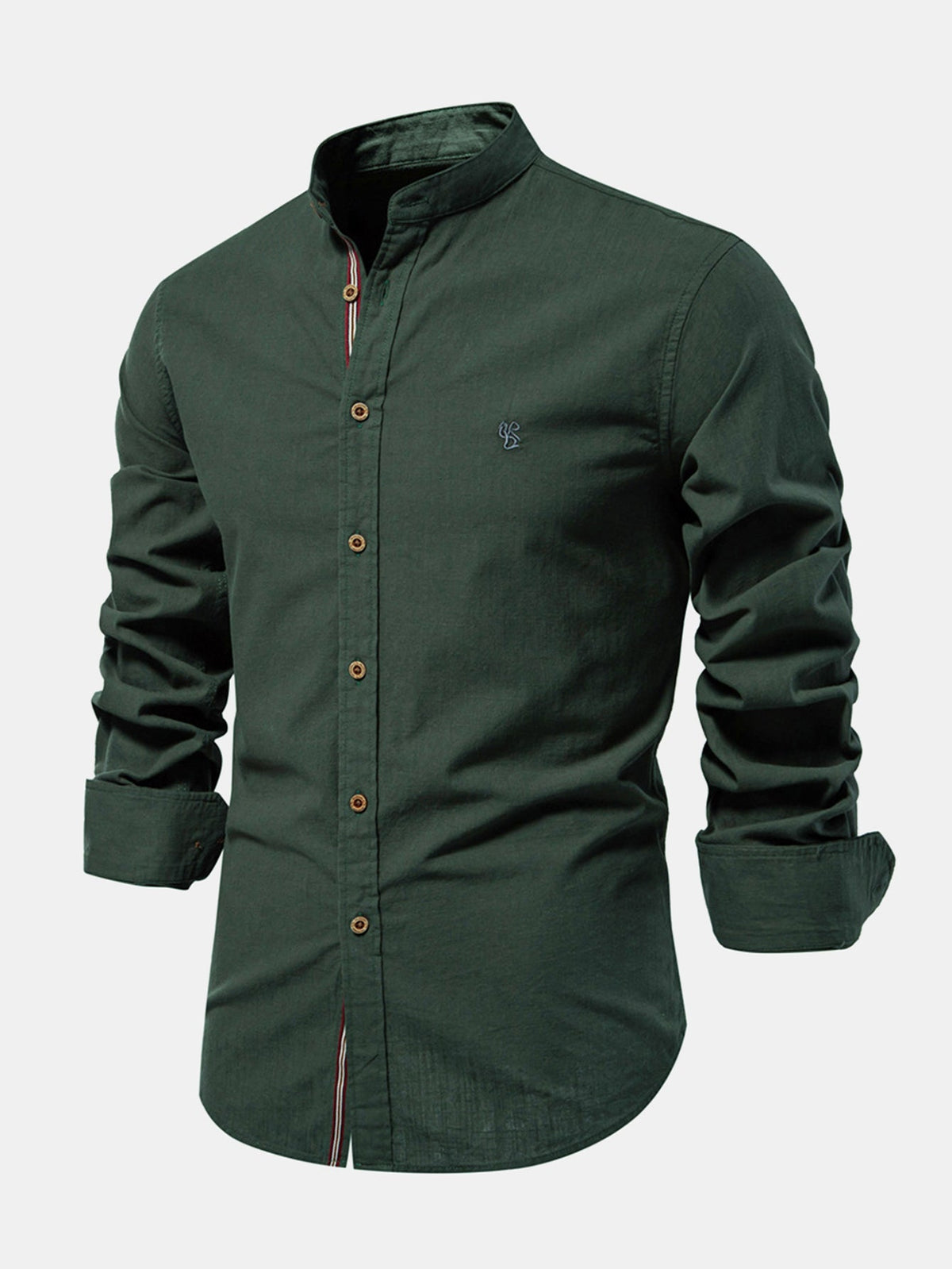 JAMES | Shirt with stand collar