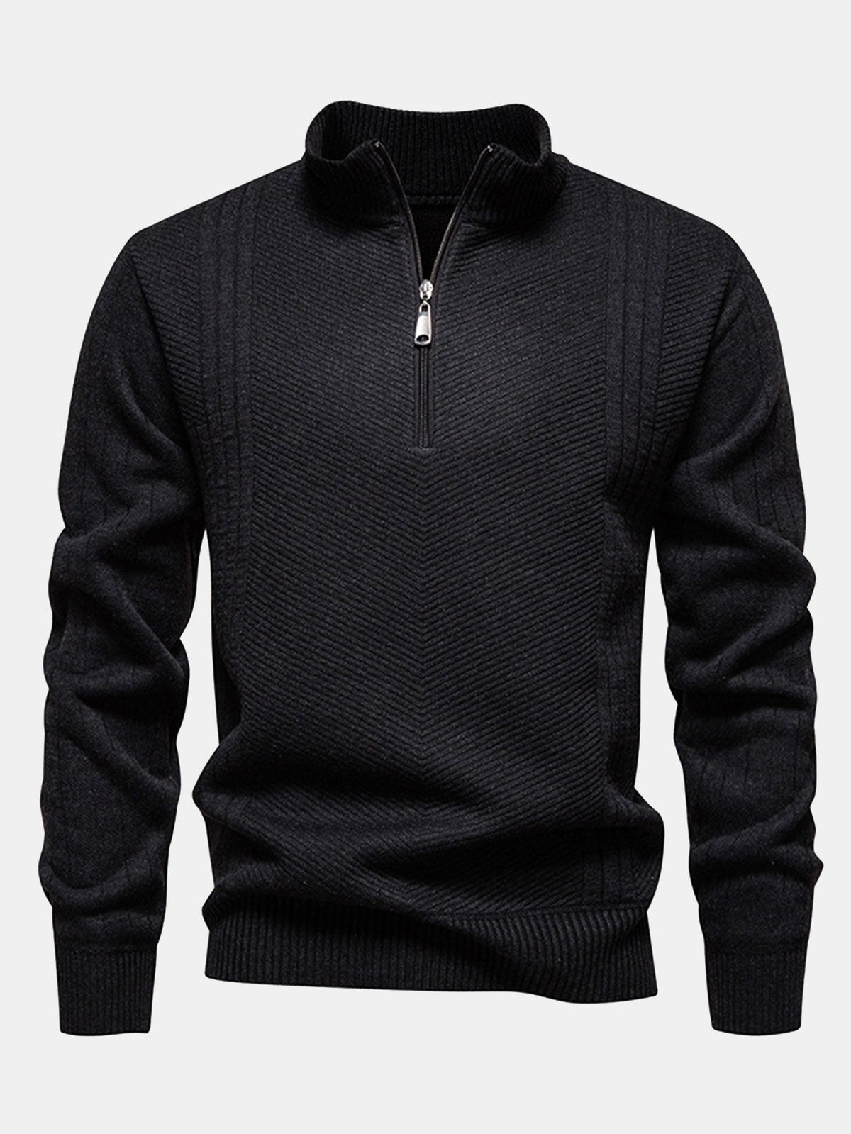 EVE | Sweater with quarter-zip neckline