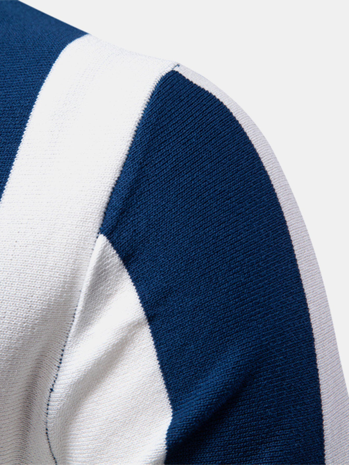 FELIX | Zip polo with contrast knit