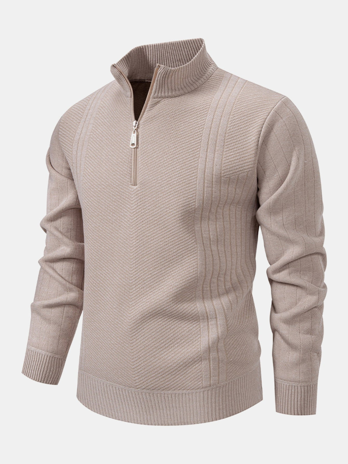 EVE | Sweater with quarter-zip neckline