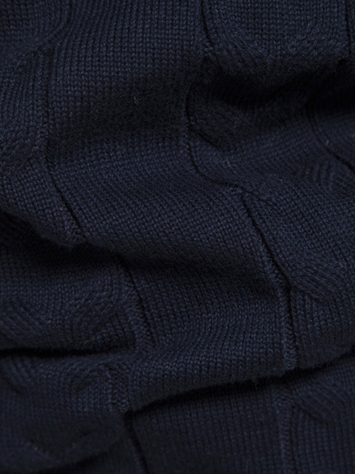 JEMIMA | Geometric jacquard sweater with zip collar