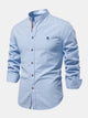 JAMES | Shirt with stand collar