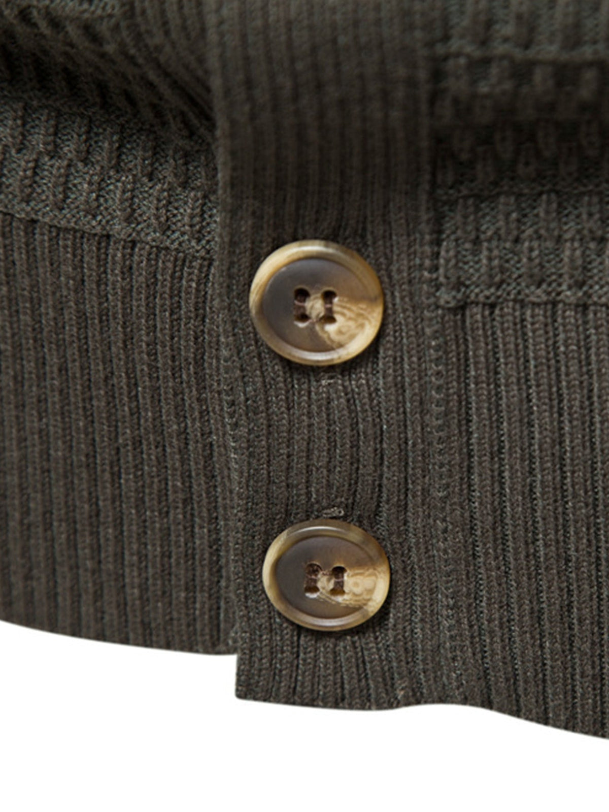 IVY | Knit sweater with button collar