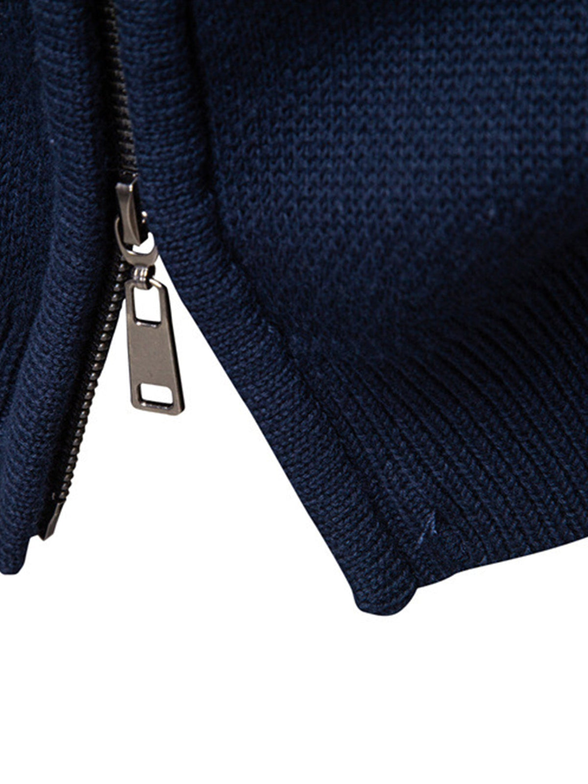 POPPY | Sweater with zip standing collar