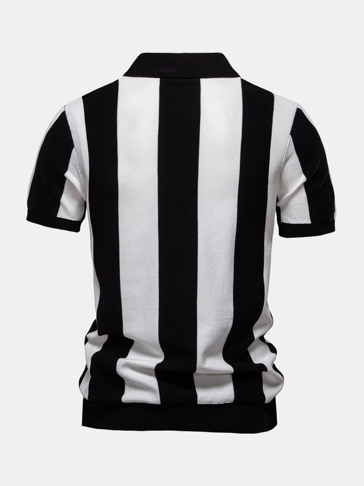 FELIX | Zip polo with contrast knit