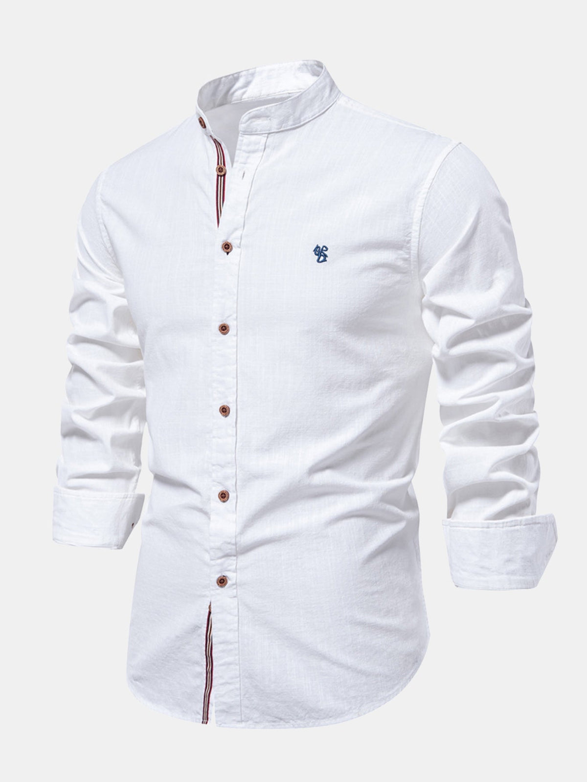 JAMES | Shirt with stand collar