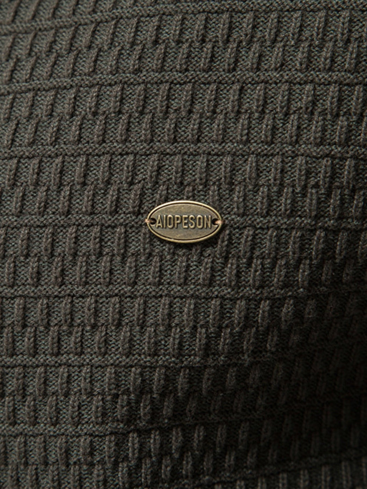 IVY | Knit sweater with button collar