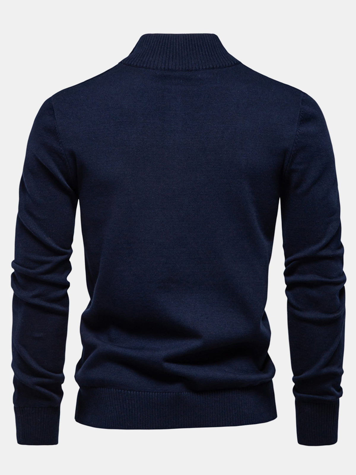 FLORENCE | Quarter-zip sweater with stripe detail