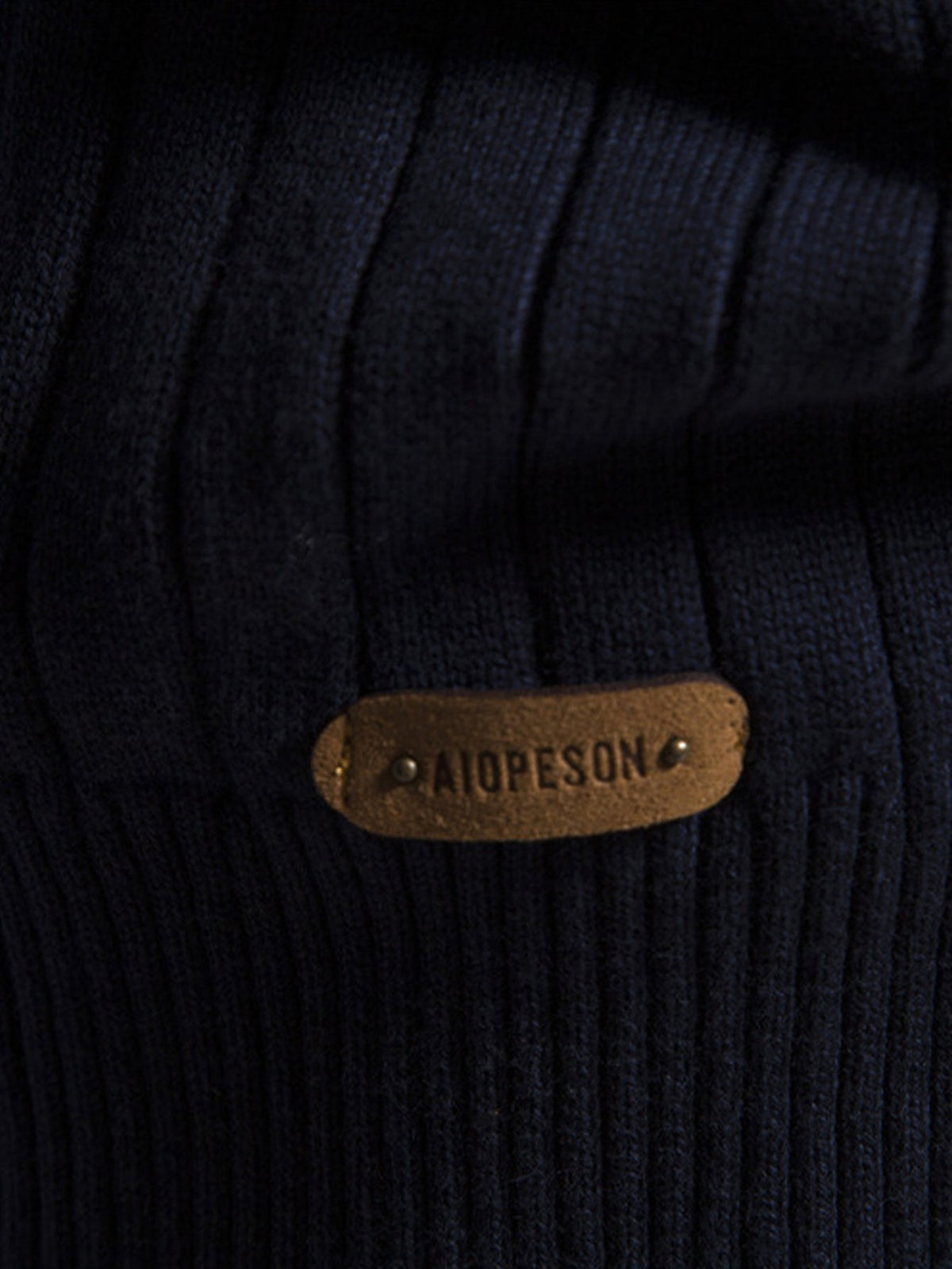 BEATRIX | Striped sweater with zip collar