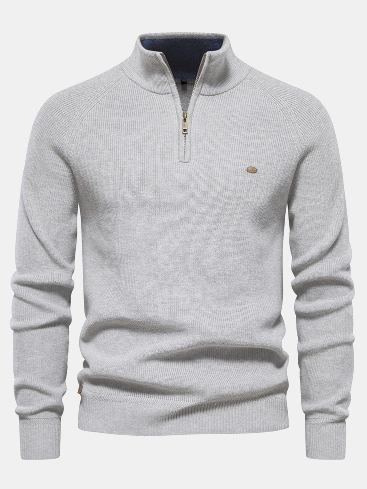 JACK | Raglan sweater with zip collar