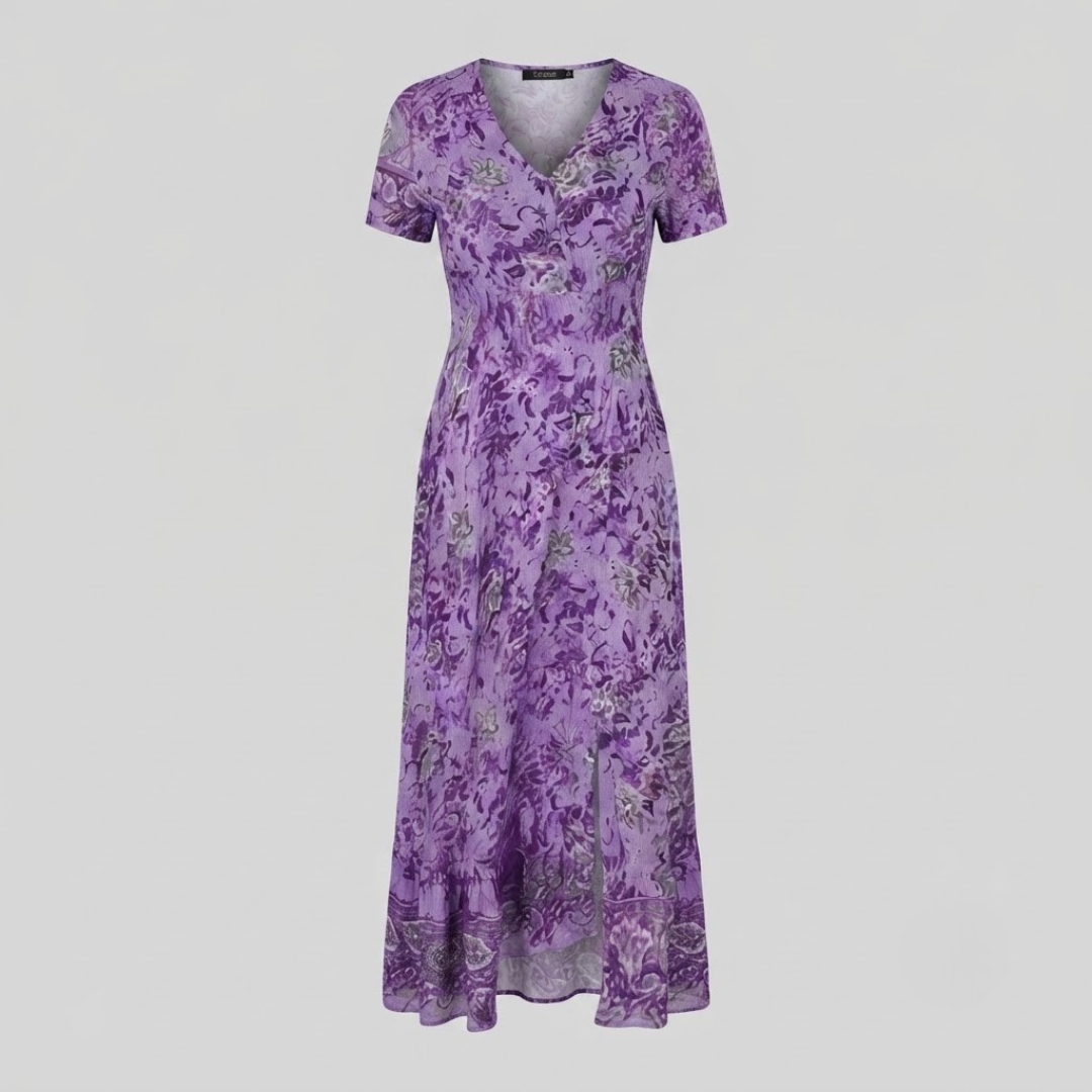 WIENA | Boho dress with floral print