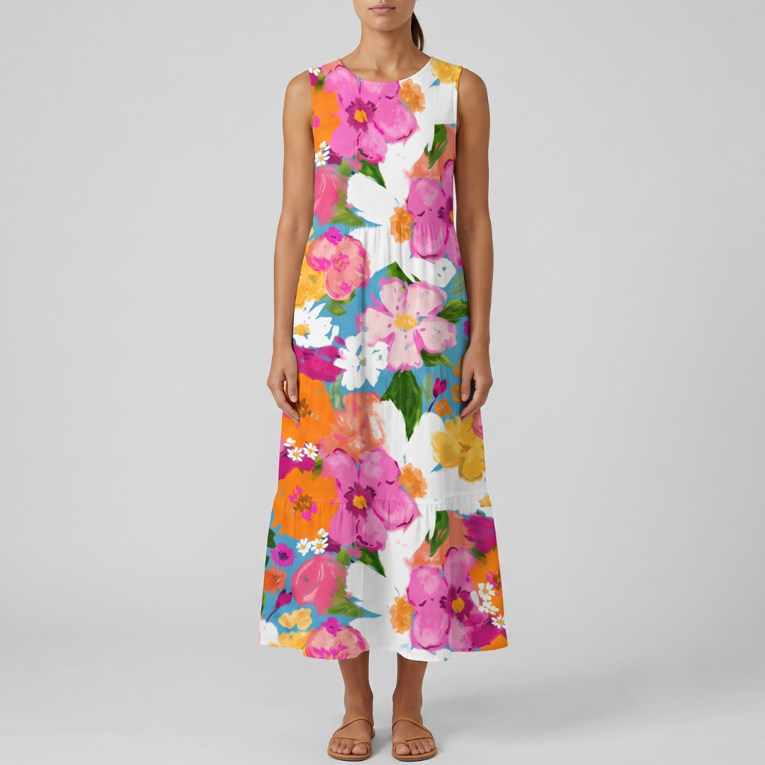 EDEN | Midi dress with floral print