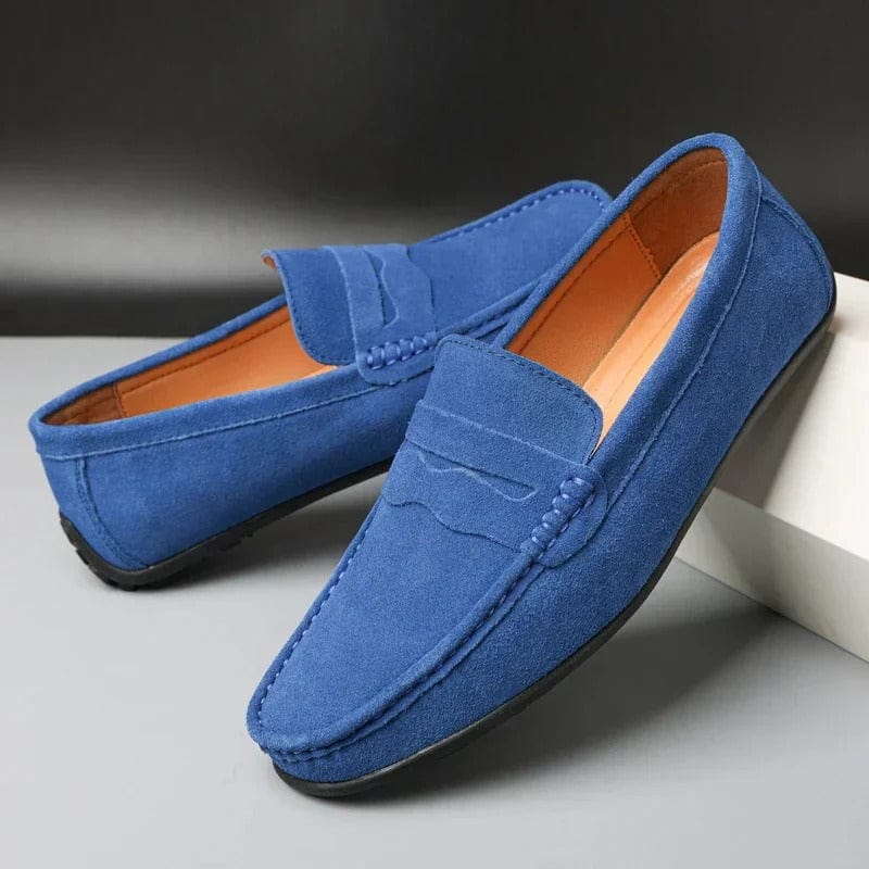 Luca – Stockholm Suede Loafers | Cushioned & Non-Slip