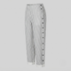MEGAN | Striped trousers with side buttons