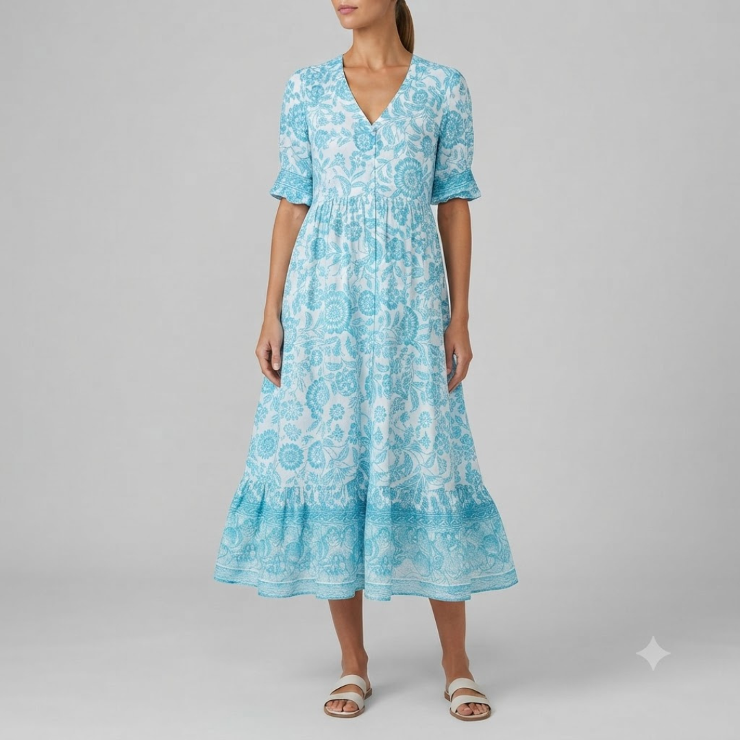 DANNA | Maxi dress with floral print