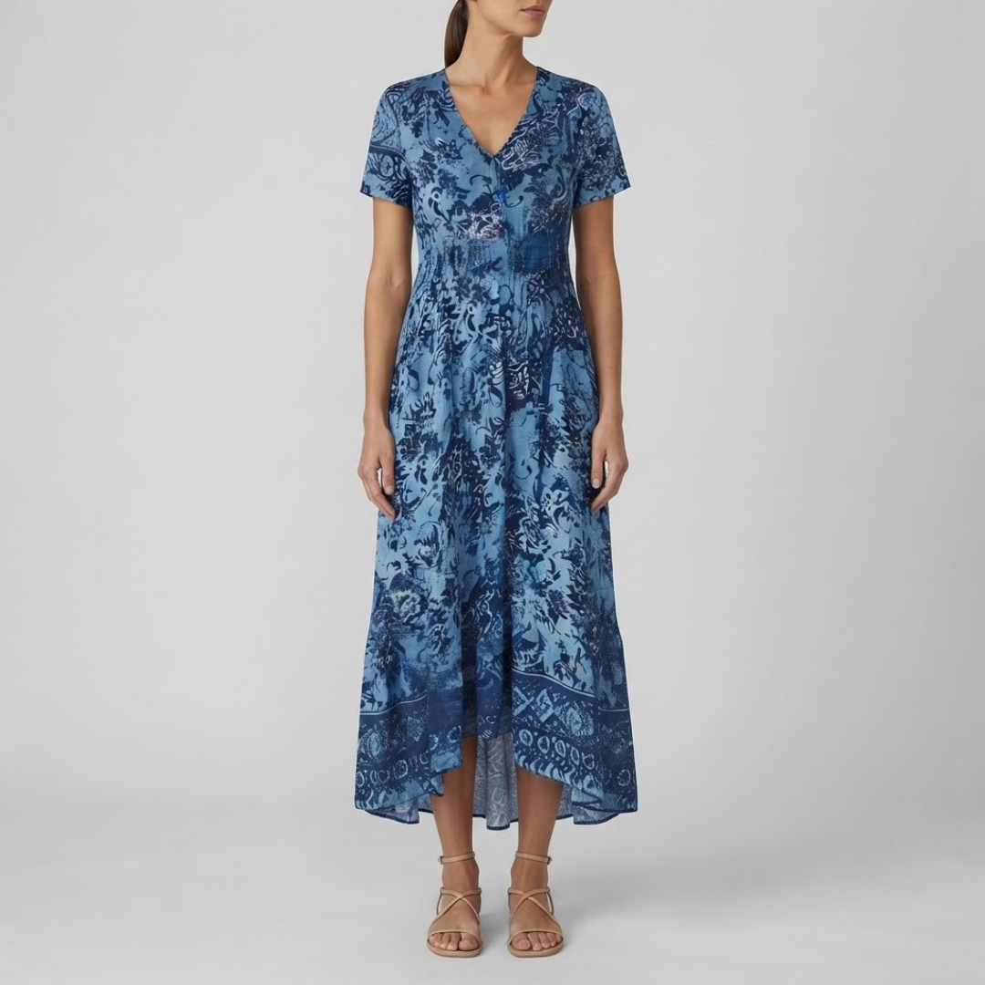 WIENA | Midi dress with floral print