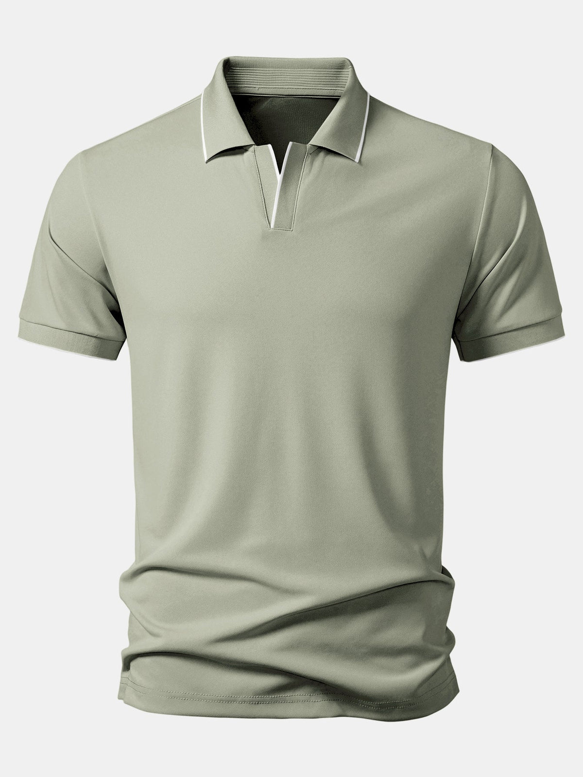 WILLIAM | Polo shirt with Johnny collar