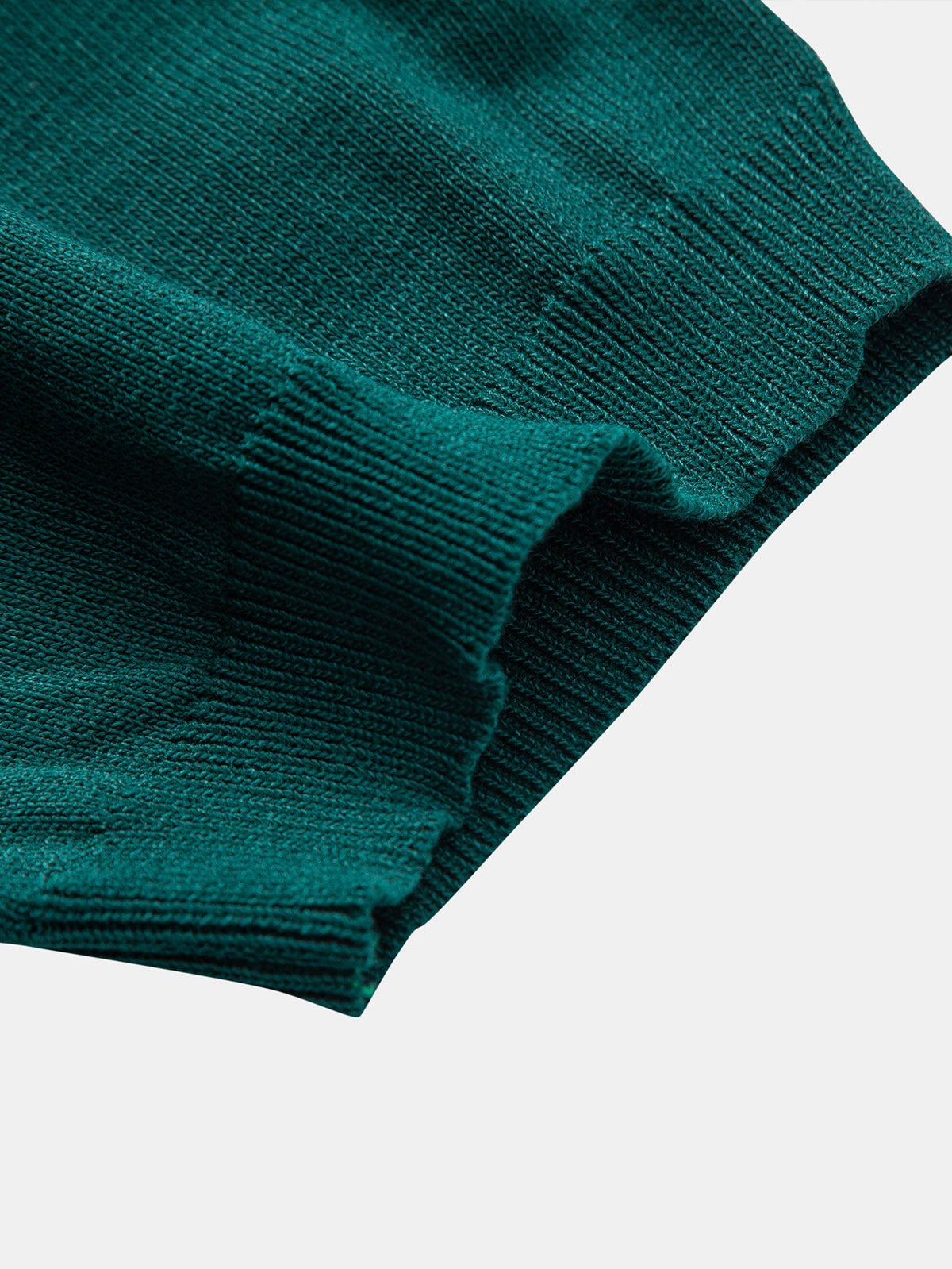 LIAM | Knit polo with quarter-zip