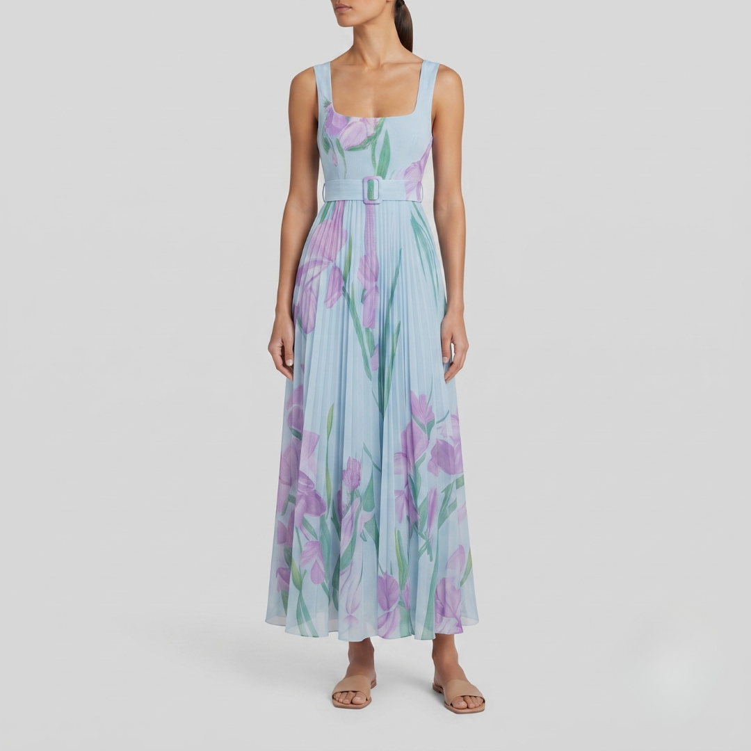 BARBARA | Maxi dress with floral print