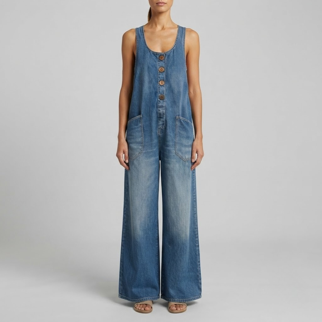 EVE | Overall jumpsuit with wide-leg fit
