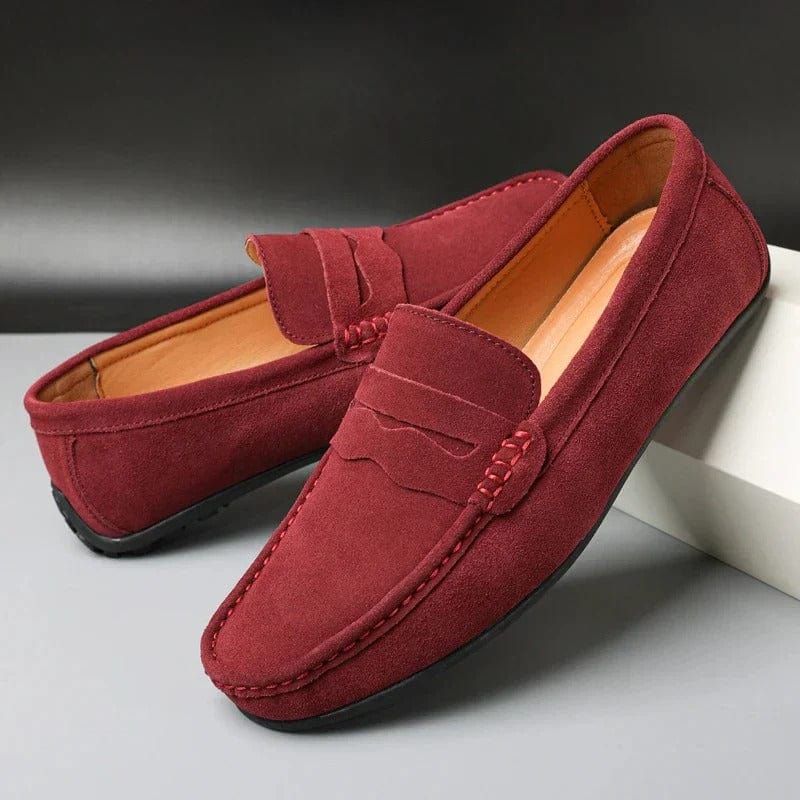 Luca – Stockholm Suede Loafers | Cushioned & Non-Slip