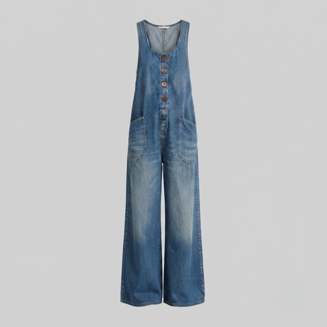 EVE | Overall jumpsuit with wide-leg fit