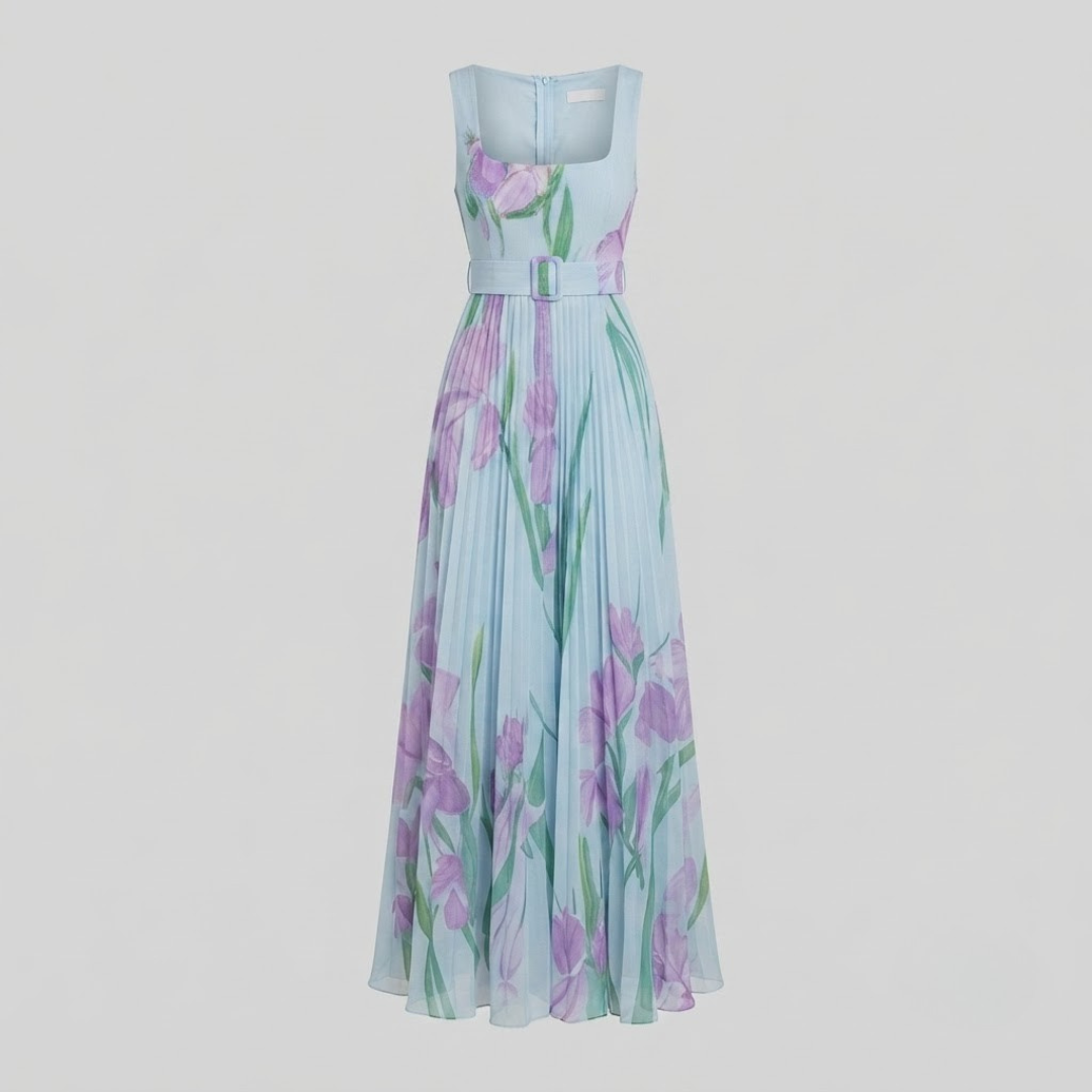 BARBARA | Maxi dress with floral print