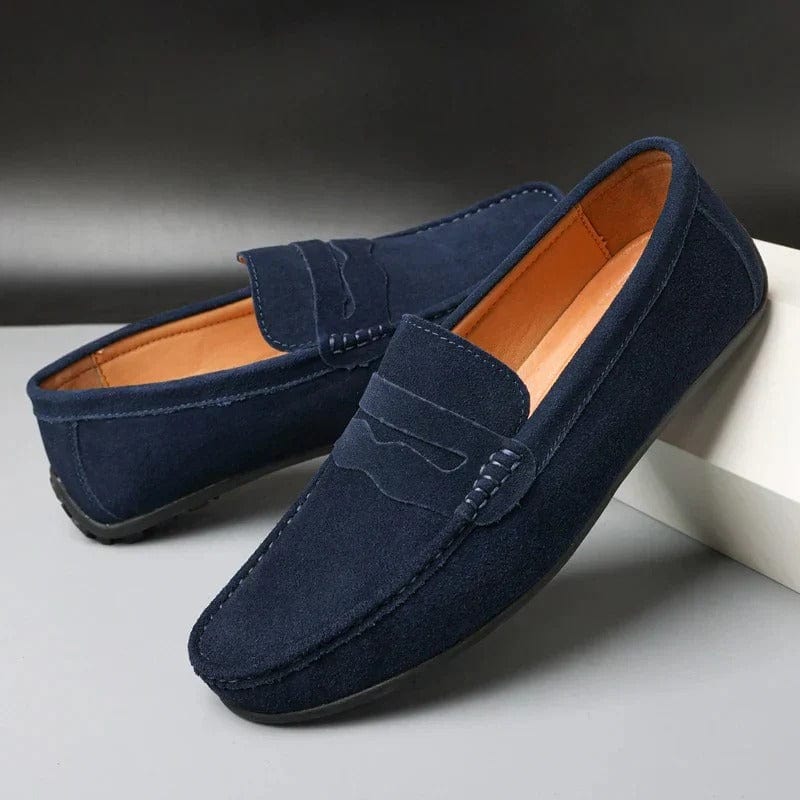 Luca – Stockholm Suede Loafers | Cushioned & Non-Slip