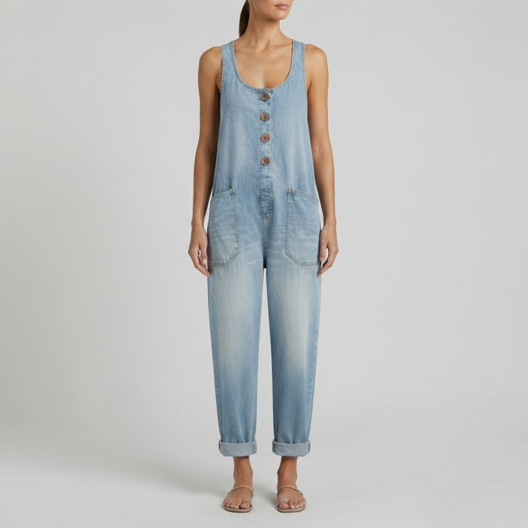 EVE | Overall jumpsuit with wide-leg fit