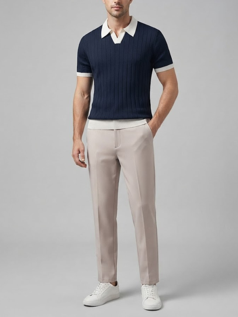 JAMES | Set with tapered trousers