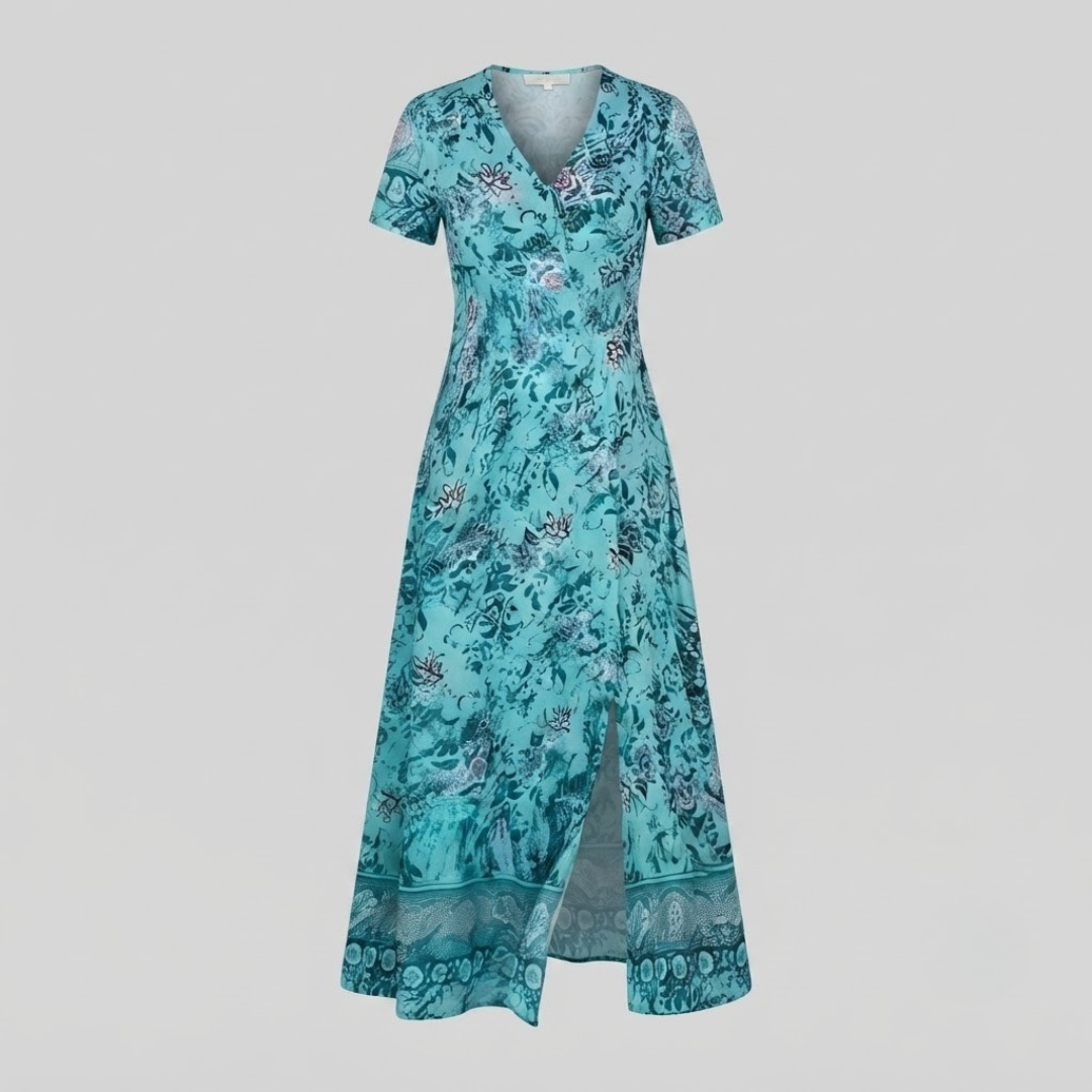 WIENA | Boho dress with floral print