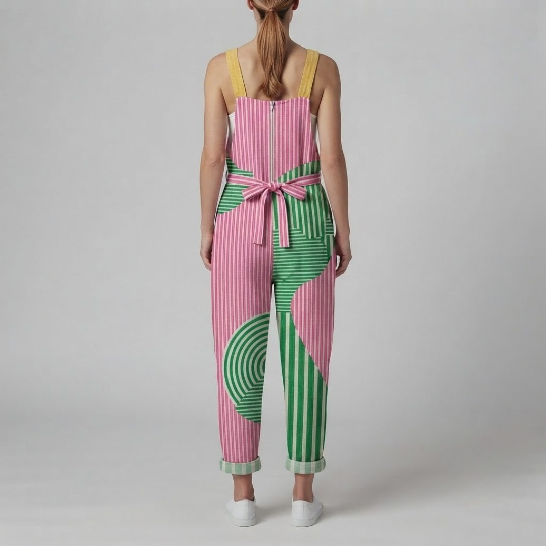 QUINN | Jumpsuit with geometric print