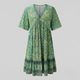 MARIE | Swing dress with boho print