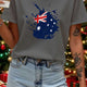JACK | Graphic tee with flag splatter print