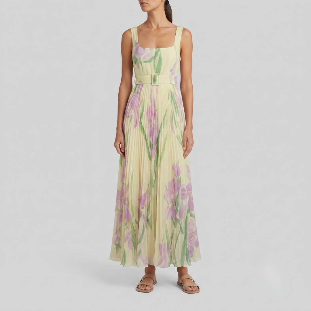 BARBARA | Maxi dress with floral print