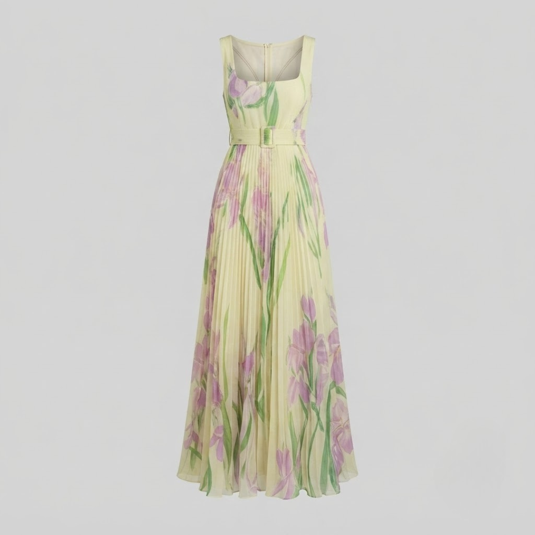 BARBARA | Maxi dress with floral print