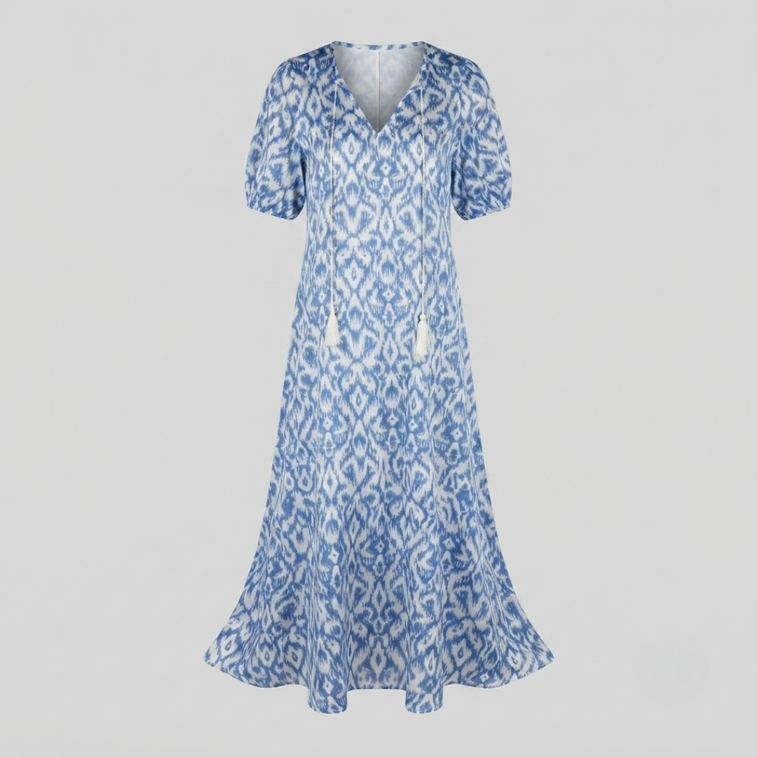 NAYA | Midi dress with geometric print