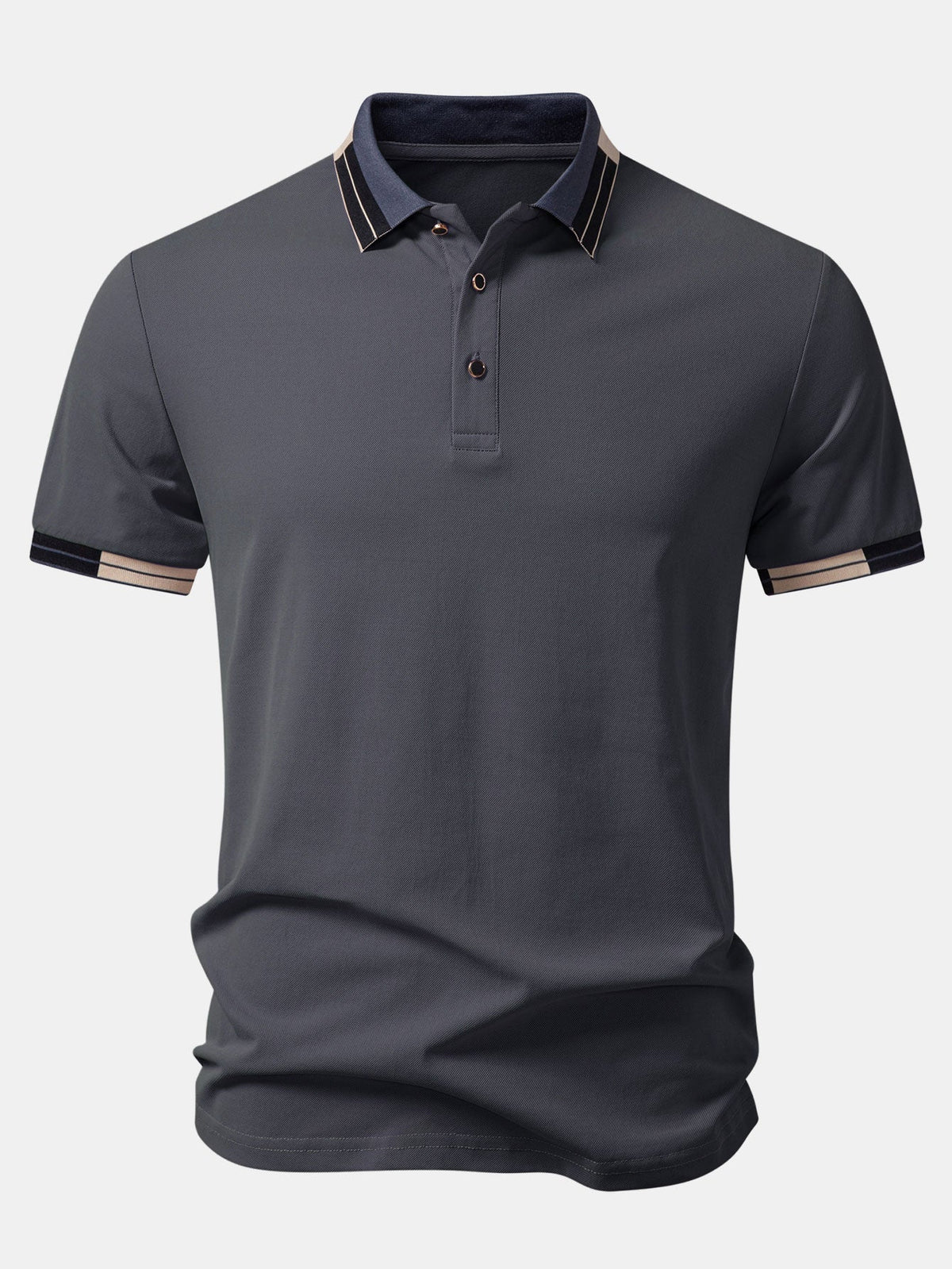 CHARLIE | Polo shirt with contrast piping