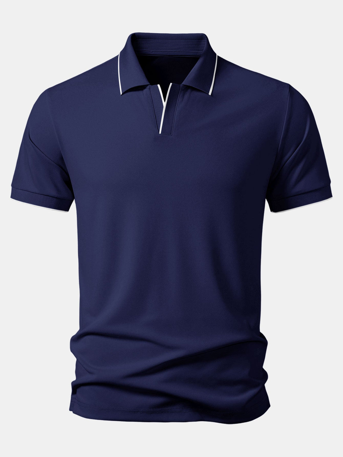 WILLIAM | Polo shirt with Johnny collar