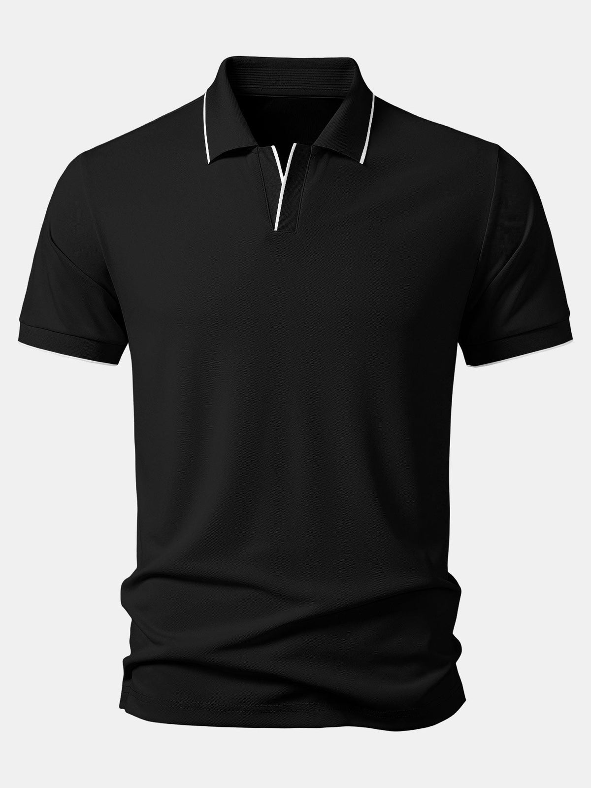 WILLIAM | Polo shirt with Johnny collar