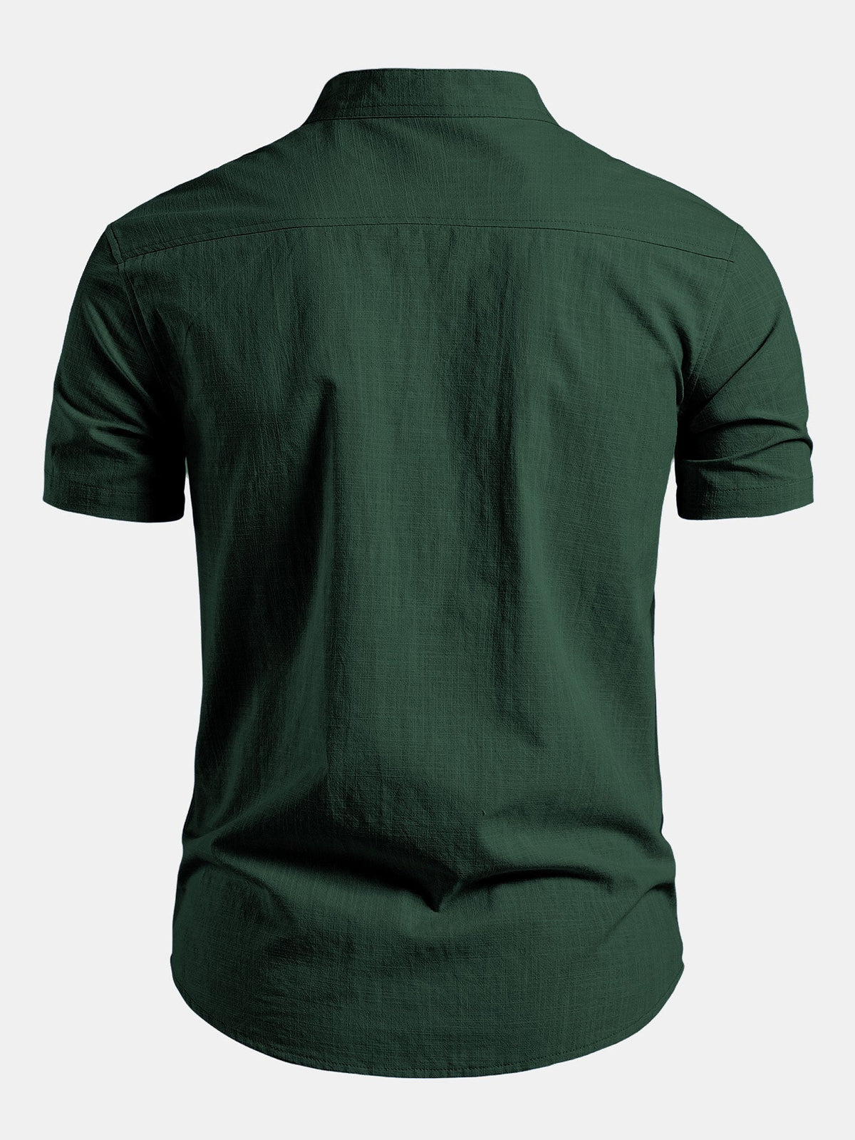 WILLIAM | Short-sleeve shirt with stand collar