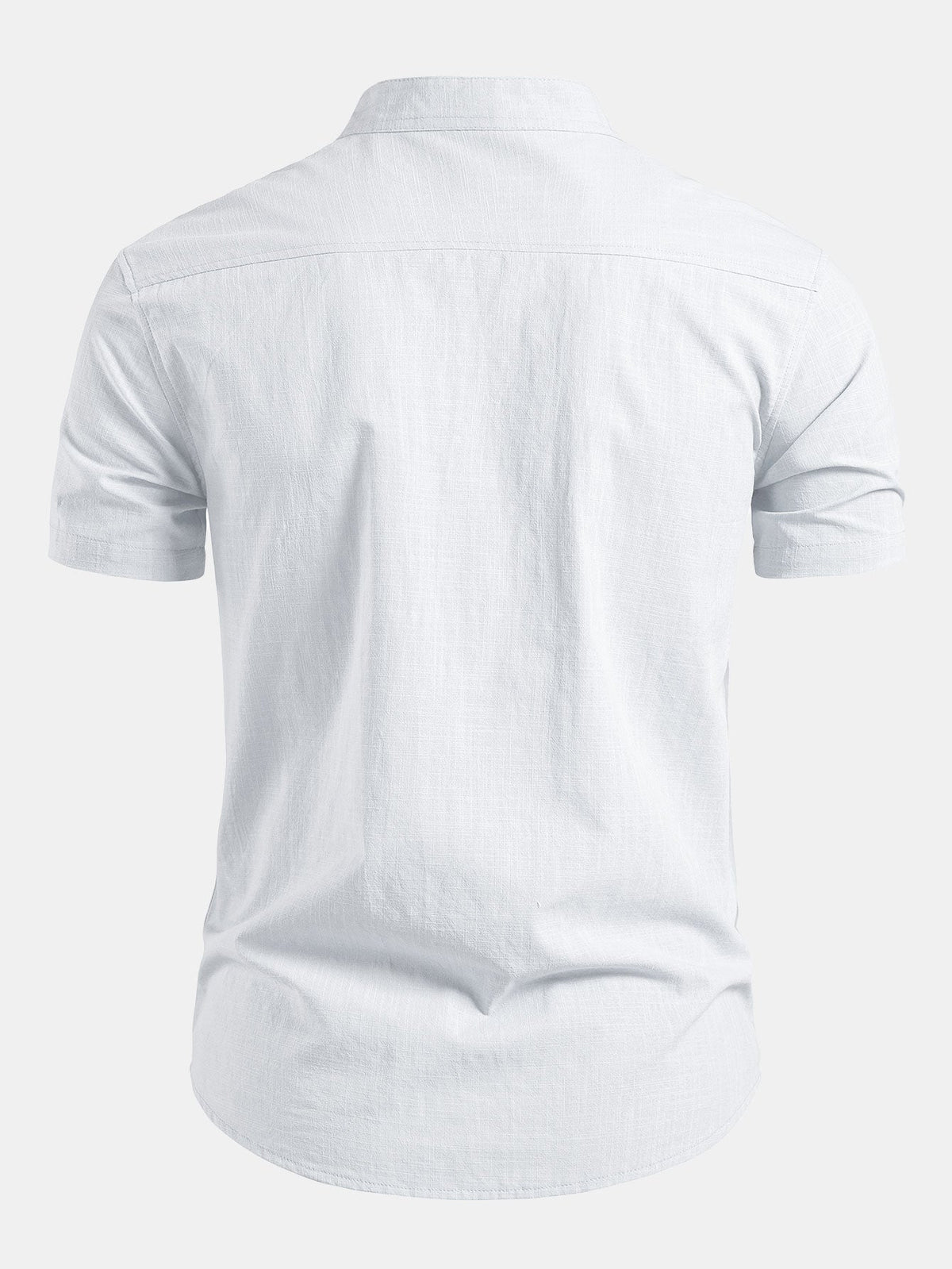 WILLIAM | Short-sleeve shirt with stand collar