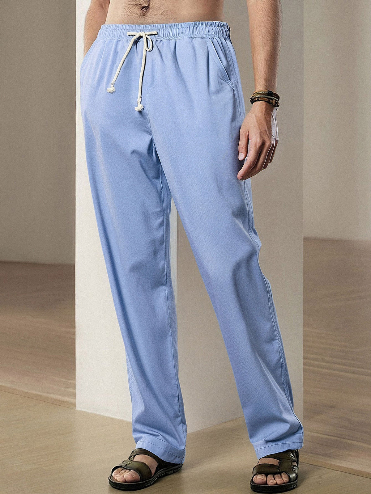 IMOGEN | Straight-leg trousers with wide hem