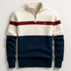 OSCAR | Quarter-zip pullover with ribbed cuffs