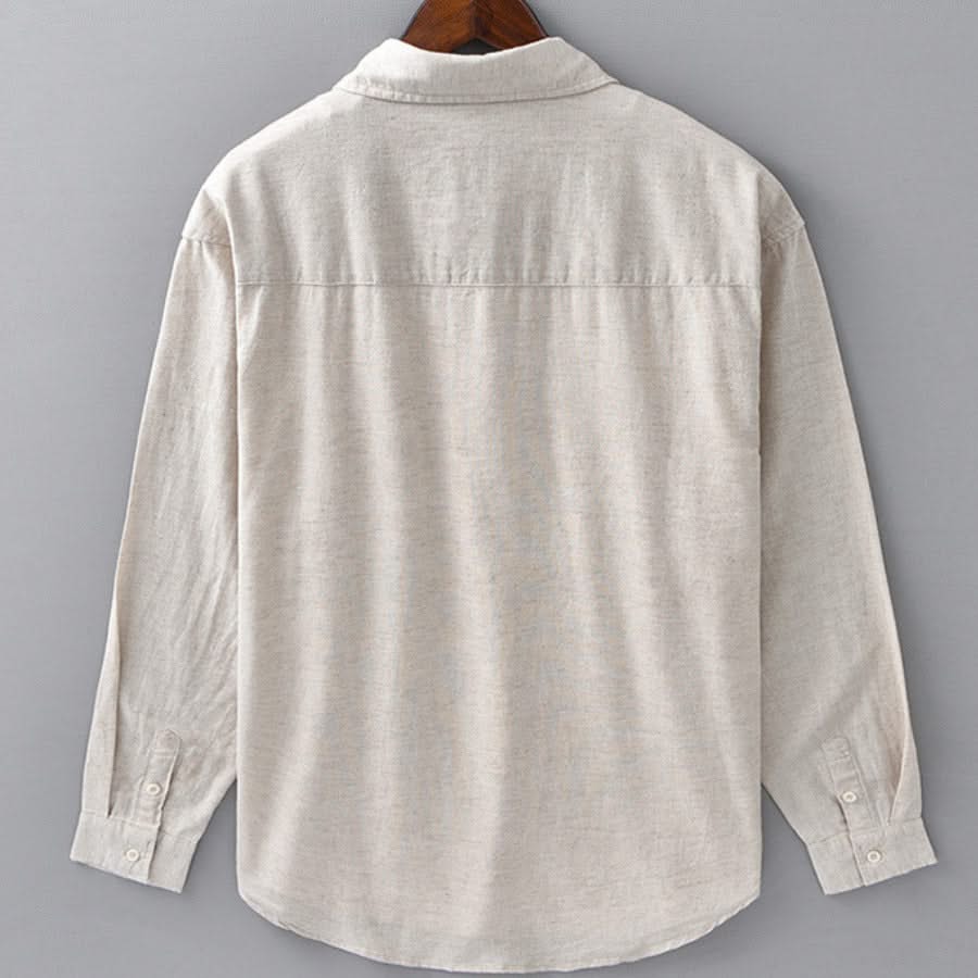 LEO | Linen shirt with button-down front