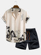 HARRY | Shirt and shorts set with all-over print