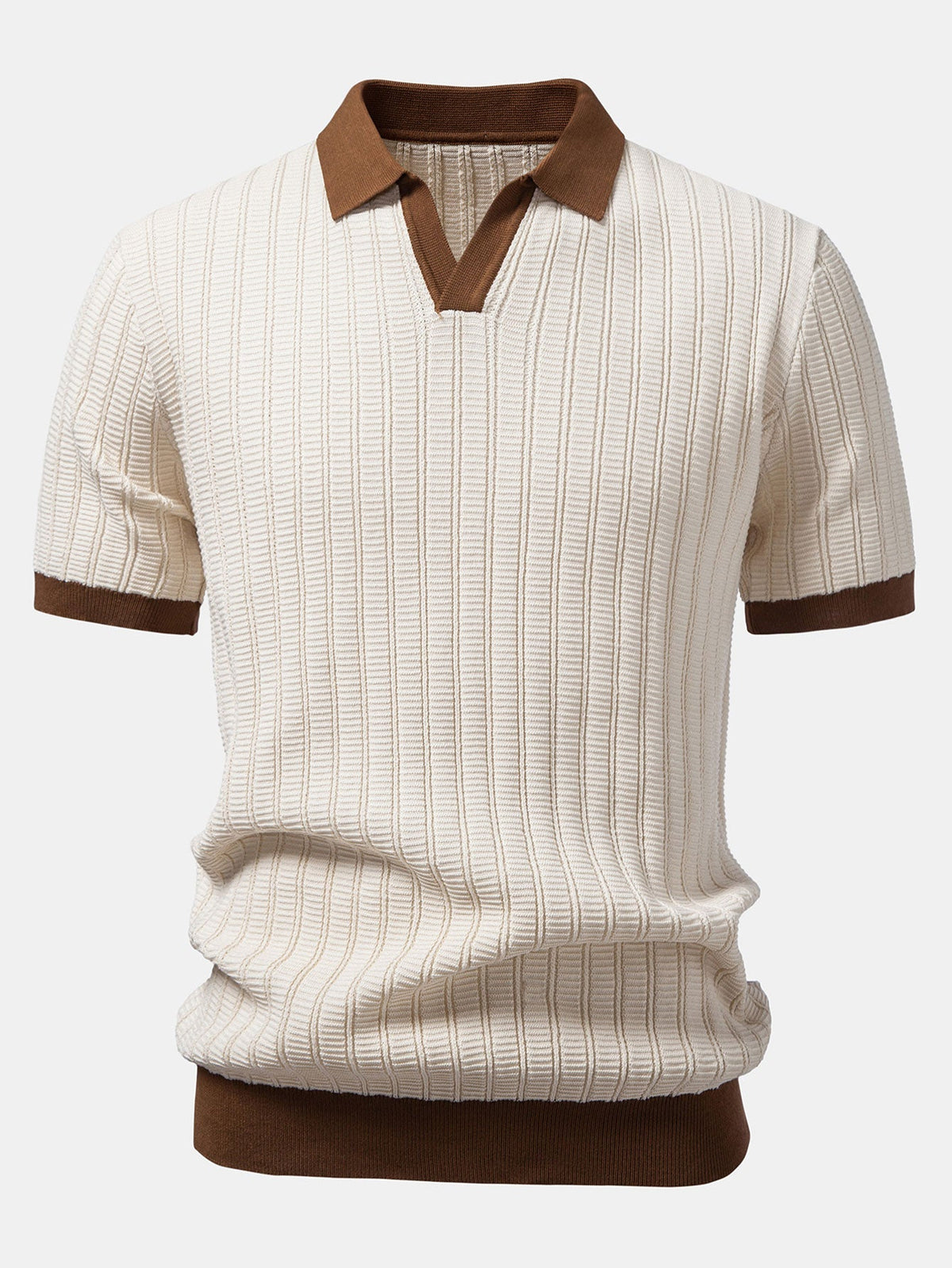 MILES | Polo shirt with Johnny collar